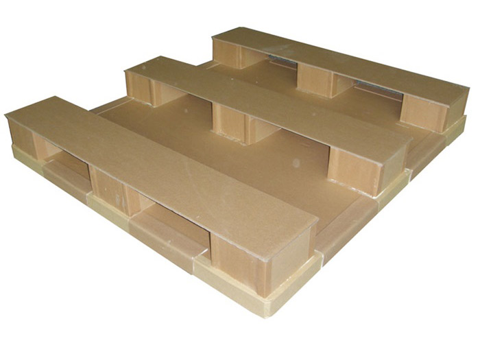 Strengthening the four-way type of Paper Pallet (negative)